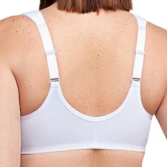 Glamorise Wonderwire Front-Close Underwire Unlined Full Coverage Bra size 36F - Picture 2 of 8